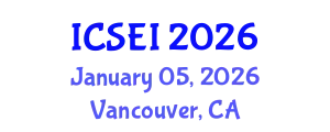 International Conference on Social Entrepreneurship and Innovation (ICSEI) January 05, 2026 - Vancouver, Canada