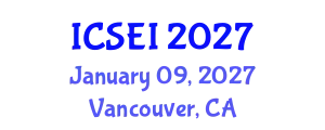 International Conference on Social Entrepreneurship and Innovation (ICSEI) January 09, 2027 - Vancouver, Canada