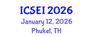 International Conference on Social Entrepreneurship and Innovation (ICSEI) January 12, 2026 - Phuket, Thailand