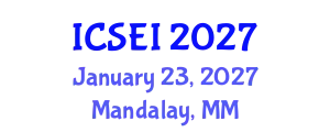 International Conference on Social Entrepreneurship and Innovation (ICSEI) January 23, 2027 - Mandalay, Myanmar