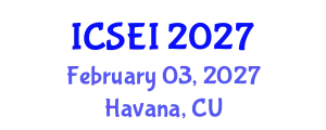 International Conference on Social Entrepreneurship and Innovation (ICSEI) February 03, 2027 - Havana, Cuba