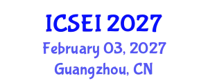 International Conference on Social Entrepreneurship and Innovation (ICSEI) February 03, 2027 - Guangzhou, China