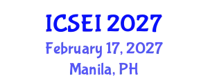 International Conference on Social Entrepreneurship and Innovation (ICSEI) February 17, 2027 - Manila, Philippines