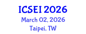 International Conference on Social Entrepreneurship and Innovation (ICSEI) March 02, 2026 - Taipei, Taiwan