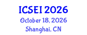 International Conference on Social Entrepreneurship and Innovation (ICSEI) October 18, 2026 - Shanghai, China
