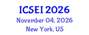 International Conference on Social Entrepreneurship and Innovation (ICSEI) November 04, 2026 - New York, United States