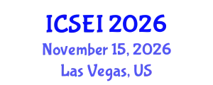 International Conference on Social Entrepreneurship and Innovation (ICSEI) November 15, 2026 - Las Vegas, United States
