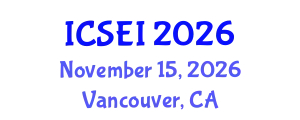 International Conference on Social Entrepreneurship and Innovation (ICSEI) November 15, 2026 - Vancouver, Canada