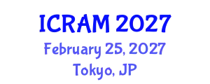 International Conference on Risk Assessment and Management (ICRAM) February 25, 2027 - Tokyo, Japan