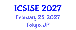International Conference on Signal and Imaging Systems Engineering (ICSISE) February 25, 2027 - Tokyo, Japan