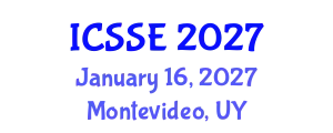 International Conference on Surface Science and Engineering (ICSSE) January 16, 2027 - Montevideo, Uruguay