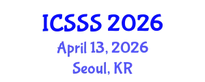 International Conference on Society Systems Science (ICSSS) April 13, 2026 - Seoul, Republic of Korea