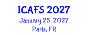 International Conference on Agroforestry and Food Security (ICAFS) January 25, 2027 - Paris, France