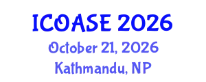 International Conference on Organic Agricultural Sciences and Engineering (ICOASE) October 21, 2026 - Kathmandu, Nepal