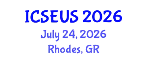 International Conference on Society, Economics and Urban Studies (ICSEUS) July 24, 2026 - Rhodes, Greece