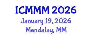 International Conference on Magnetism and Magnetic Materials (ICMMM) January 19, 2026 - Mandalay, Myanmar