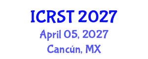 International Conference on Radar Science and Technology (ICRST) April 05, 2027 - Cancún, Mexico