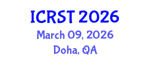 International Conference on Radar Science and Technology (ICRST) March 09, 2026 - Doha, Qatar