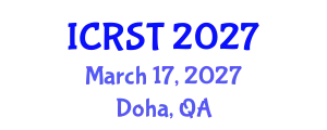 International Conference on Radar Science and Technology (ICRST) March 17, 2027 - Doha, Qatar