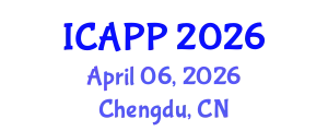 International Conference on Adolescent Psychiatry and Psychology (ICAPP) April 06, 2026 - Chengdu, China