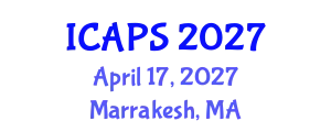 International Conference on Automated Planning and Scheduling (ICAPS) April 17, 2027 - Marrakesh, Morocco