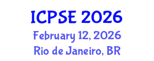 International Conference on Plasma Surface Engineering (ICPSE) February 12, 2026 - Rio de Janeiro, Brazil