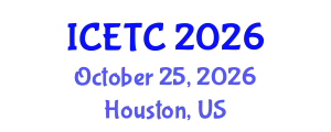 International Conference on Education Technology and Computer (ICETC) October 25, 2026 - Houston, United States