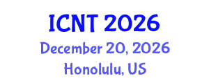 International Conference on Nanotechnology and Therapeutics (ICNT) December 20, 2026 - Honolulu, United States