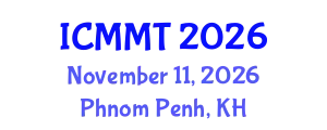 International Conference on Microscience Microscopy and Technology (ICMMT) November 11, 2026 - Phnom Penh, Cambodia