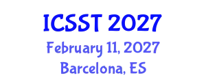 International Conference on Speech Science and Technology (ICSST) February 11, 2027 - Barcelona, Spain