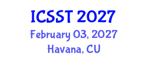 International Conference on Speech Science and Technology (ICSST) February 03, 2027 - Havana, Cuba