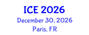 International Conference on Electronics (ICE) December 30, 2026 - Paris, France