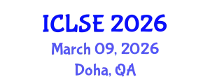 International Conference on Life Science and Engineering (ICLSE) March 09, 2026 - Doha, Qatar