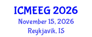International Conference on Molecular Ecology and Evolutionary Genetics (ICMEEG) November 15, 2026 - Reykjavik, Iceland