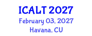 International Conference on Advanced Learning Technologies (ICALT) February 03, 2027 - Havana, Cuba