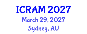 International Conference on Robotics, Automation and Mechatronics (ICRAM) March 29, 2027 - Sydney, Australia