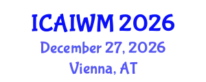 International Conference on Adaptive and Integrative Water Management (ICAIWM) December 27, 2026 - Vienna, Austria