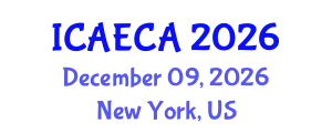 International Conference on Advanced Engineering Computing and Applications (ICAECA) December 09, 2026 - New York, United States