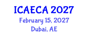 International Conference on Advanced Engineering Computing and Applications (ICAECA) February 15, 2027 - Dubai, United Arab Emirates