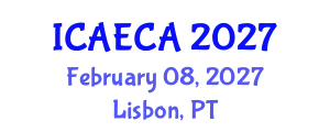 International Conference on Advanced Engineering Computing and Applications (ICAECA) February 08, 2027 - Lisbon, Portugal