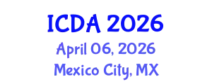 International Conference on Digital Arts (ICDA) April 06, 2026 - Mexico City, Mexico