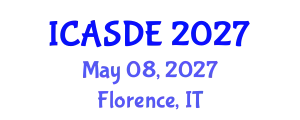 International Conference on Aircraft Structural Design Engineering (ICASDE) May 08, 2027 - Florence, Italy