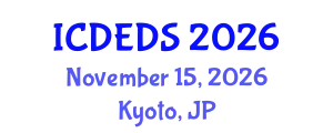 International Conference on Differential Equations and Dynamical Systems (ICDEDS) November 15, 2026 - Kyoto, Japan