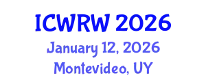International Conference on Water Resources and Wetlands (ICWRW) January 12, 2026 - Montevideo, Uruguay