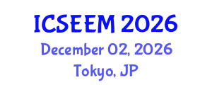 International Conference on Systems Engineering and Engineering Management (ICSEEM) December 02, 2026 - Tokyo, Japan
