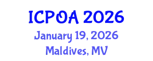 International Conference on Photonics, Optics and Applications (ICPOA) January 19, 2026 - Maldives, Maldives