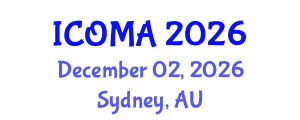 International Conference on Optical Metrology and Applications (ICOMA) December 02, 2026 - Sydney, Australia