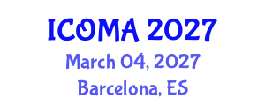 International Conference on Optical Metrology and Applications (ICOMA) March 04, 2027 - Barcelona, Spain