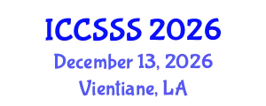 International Conference on Computer Science and Service System (ICCSSS) December 13, 2026 - Vientiane, Laos