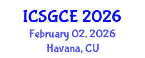 International Conference on Smart Grid and Clean Energy (ICSGCE) February 02, 2026 - Havana, Cuba